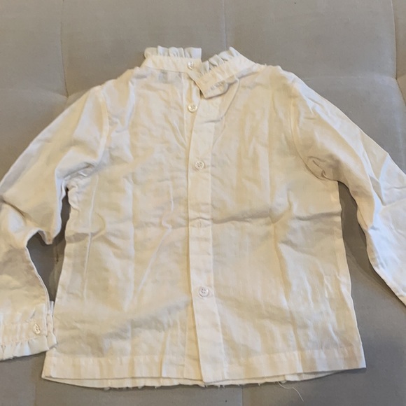 Girls sz6 ruffled long sleeve shirt - Picture 6 of 7